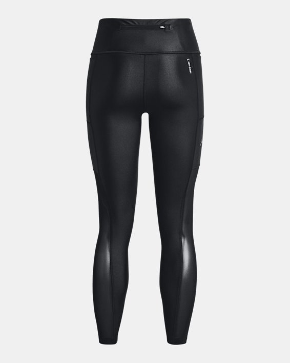 Women's UA Iso-Chill Run Ankle Tights in Black image number 9